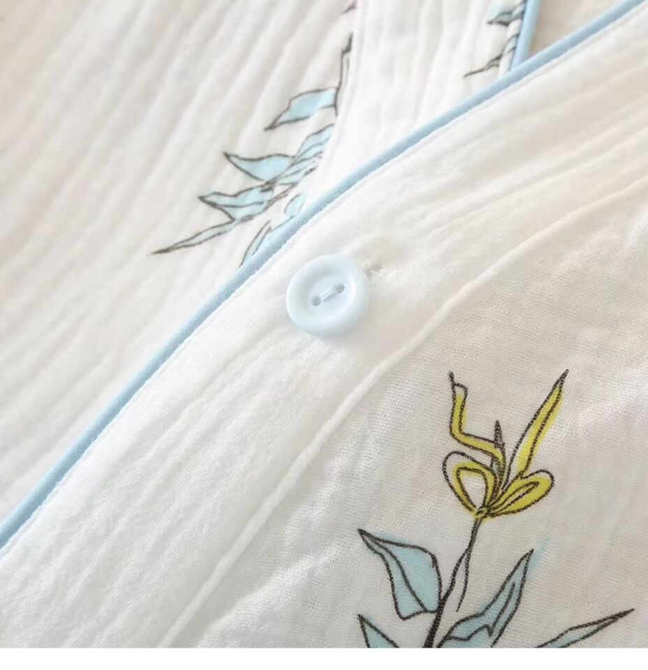 Soft Bloom  (%100 Pamuk Müslin Pijama Takımı)