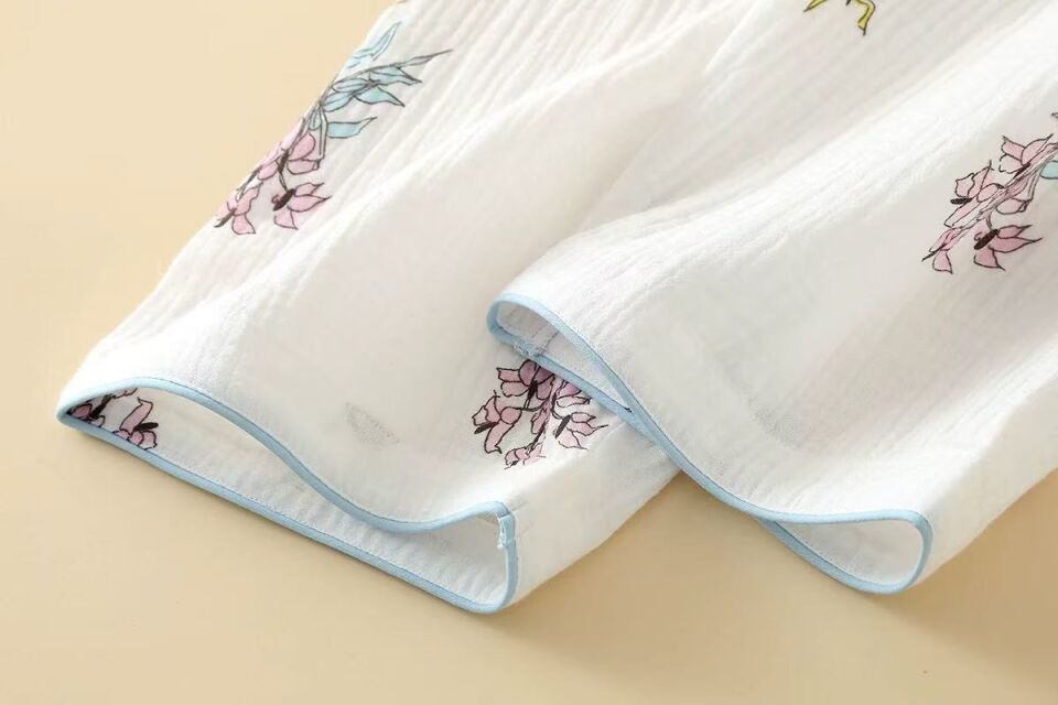 Soft Bloom  (%100 Pamuk Müslin Pijama Takımı)