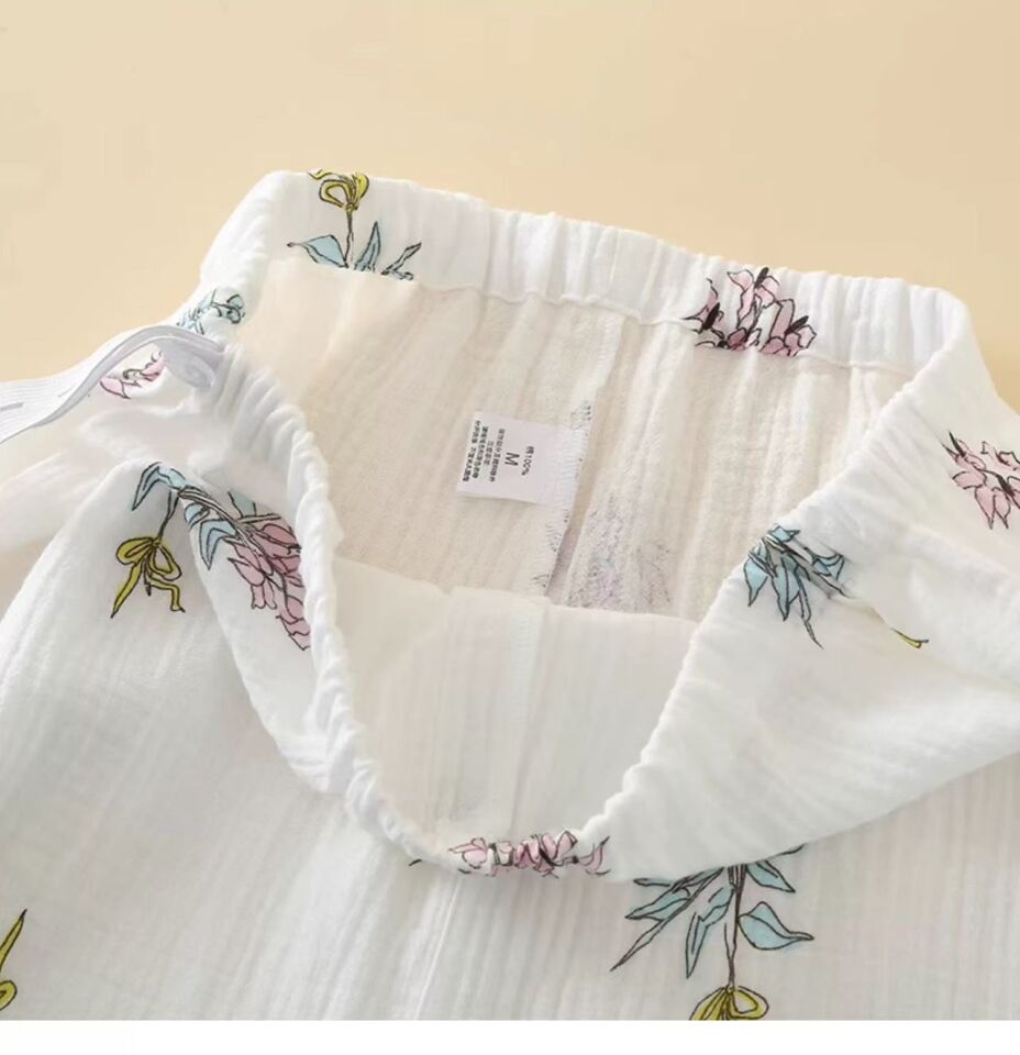 Soft Bloom  (%100 Pamuk Müslin Pijama Takımı)