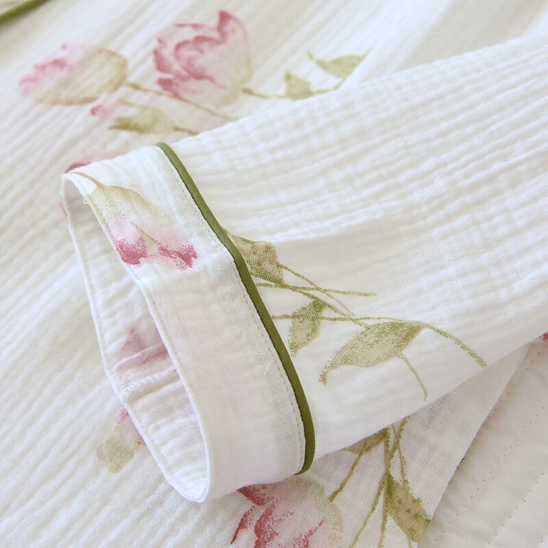 Rose Whisper  (%100 Pamuk Müslin Pijama Takımı)