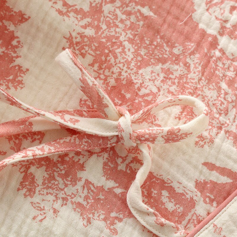 Peach Garden (%100 Pamuk Müslin Pijama Takımı)