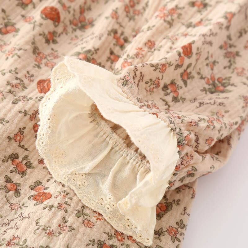 Belle Fleur (%100 Pamuk Müslin Pijama Takımı)